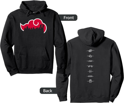 Ripple Junction X  Shippuden Akatsuki Silhouette Anime Pullover Hoodie