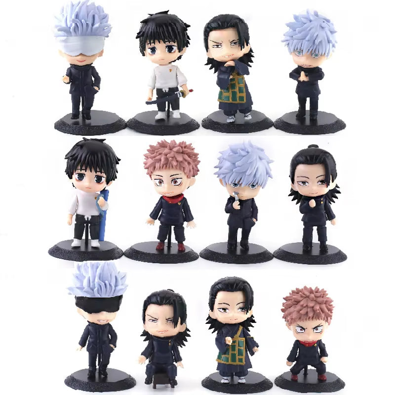 12Pcs/Set Anime Jujutsu Kaisen Figure Model Toys 10Cm