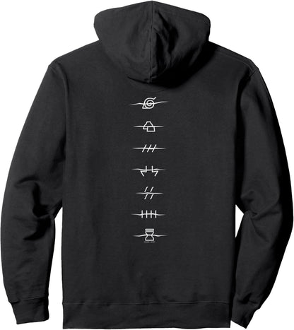 Ripple Junction X  Shippuden Akatsuki Silhouette Anime Pullover Hoodie