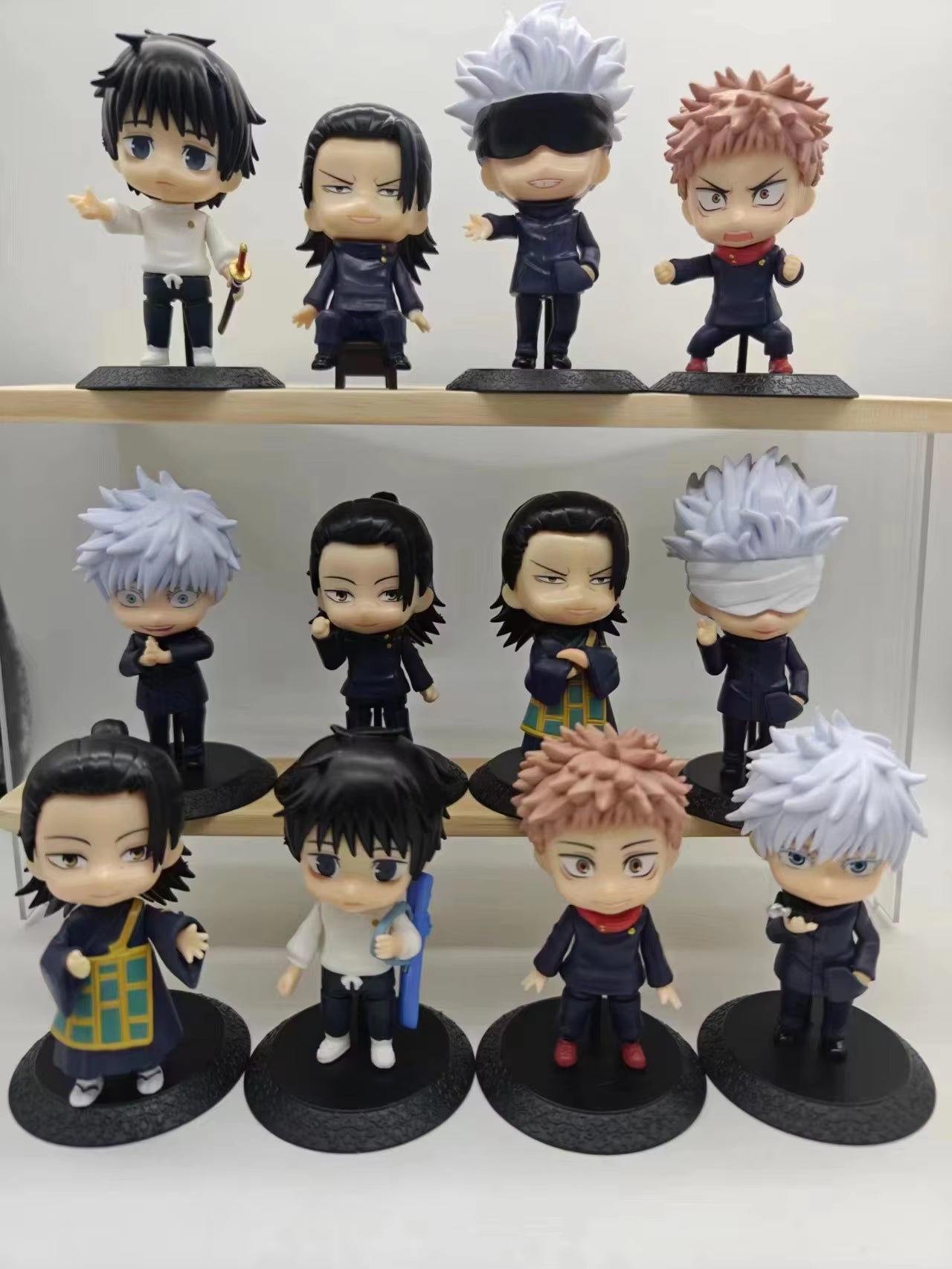 12Pcs/Set Anime Jujutsu Kaisen Figure Model Toys 10Cm