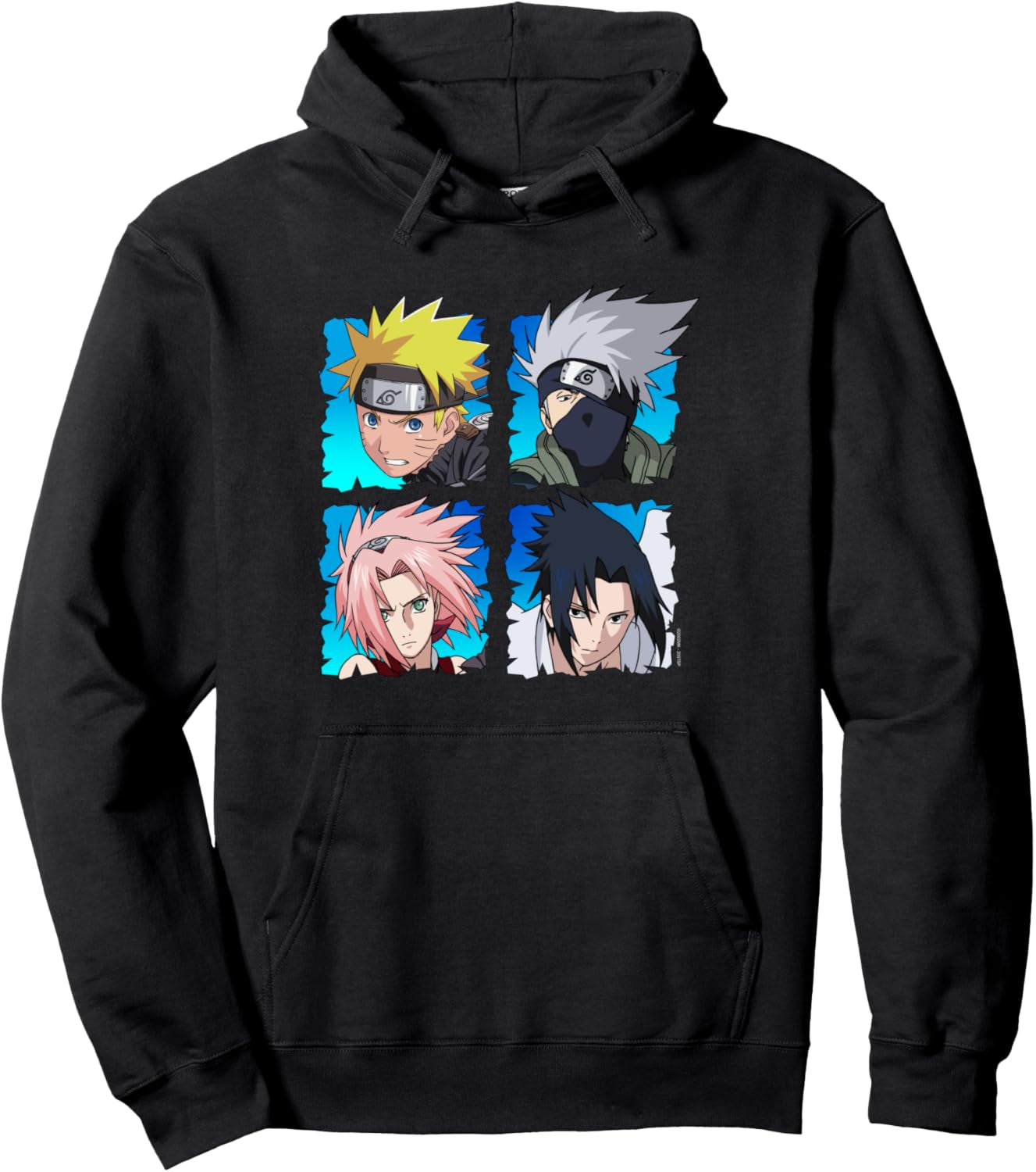 Shippuden 4 Heads Pullover Hoodie