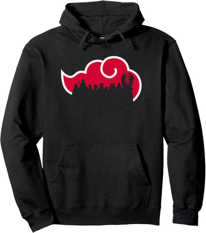 Ripple Junction X  Shippuden Akatsuki Silhouette Anime Pullover Hoodie